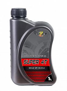 Моторное масло  WEZZER  Супер 4Т  1л 