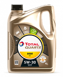 Моторное масло  TOTAL  Quartz 9000 NFC 5W-30  A5/B5  SL/CF  4л 