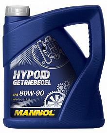 Трансмиссионное масло  MANNOL  Hypoid  LS 80W-90  GL-4/GL-5  4л 
