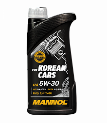 Моторное масло  MANNOL  for Korean cars 5W-30  SN A3 ILSAC GF-5/GF-4/GF-3  1л 
