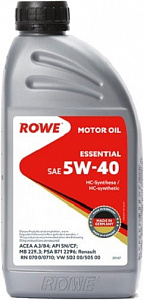 Моторное масло  ROWE  ESSENTIAL 5w-40  SN/CF  1л 