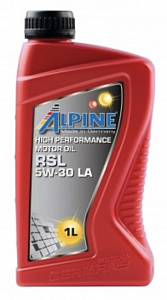 Моторное масло  ALPINE  RSL 5W-30 LA  C2/C3 SN/CF синт  1л 