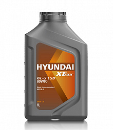 Трансмиссионное масло  Hyundai  XTeer Gear Oil-5 80W90 LSD GL-5  1л 