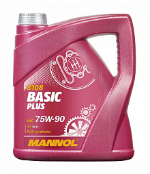 Трансмиссионное масло  MANNOL  75w90 Basic Plus  GL-4+   синт  4л 