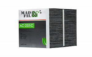 Фильтр салона  MADFIL  AC-201C (C35530K=CU2345K) Nissan/ Lexus угольн 