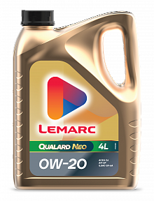 Моторное масло  LEMARC  QUALARD NEO 0W20  C6 SP GF-6A  4л 