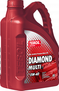 Моторное масло  TEBOIL  DIAMOND MULTI 5W40  SN/SN PLUS  4л 