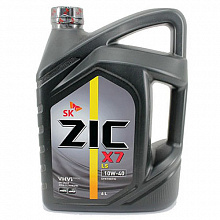 Моторное масло  ZIC  X7  LS 10W40 SN/CF (синт.)  4л 