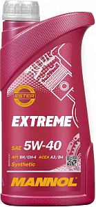 Моторное масло  MANNOL  Extreme 5W-40  SN/CH-4 A3/B4  1л 