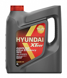 Моторное масло  Hyundai  XTeer Gasoline Ultra Efficiency 0W20  SP ILSAC GF-6A  4л 