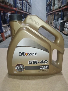 Моторное масло  MOZER  Premium 5W-40 SN/CF (синт)  АКЦИЯ 4+1 
