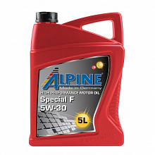 Моторное масло  ALPINE  Special F 5W-30  A5/B5 SL синт  5л 