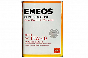 Моторное масло  ENEOS  Super Gasoline 10w-40 SL п/синт  0,9л 