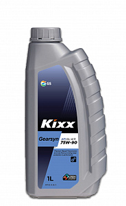 Трансмис. масло  KIXX  75w90  GearSyn GL-4/5 синт  1л 