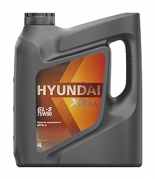 Трансмиссионное масло  Hyundai  XTeer Gear Oil-5 75W90  GL-5  4л 