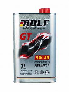 Моторное масло  ROLF  GT 5W-40  SN/CF синт.  1л 