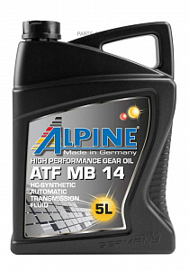 Трансмиссионное масло  ALPINE  ATF MB 14 5л 