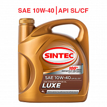 Моторное масло  Sintec  Люкс 10W-40  SL/CF  4л 
