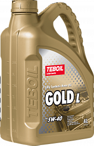 Моторное масло  TEBOIL  GOLD L 5W40  SN/CF/SN PLUS  4л 