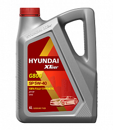 Моторное масло  Hyundai  XTeer G800 SP 5W40 ( Gasoline Ultra Protection 5W40) 4л 