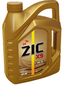 Моторное масло  ZIC  X9 LS 5W30 С3 SN/CF  (синт.)  4л 