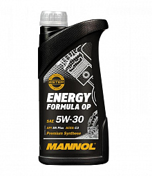 Моторное масло  MANNOL  ENERGY FORMULA OP 5W-30  SN Plus C3  1л 