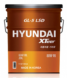 Трансмиссионное масло  Hyundai  XTeer Gear Oil-5 80W90 LSD GL-5  20л 